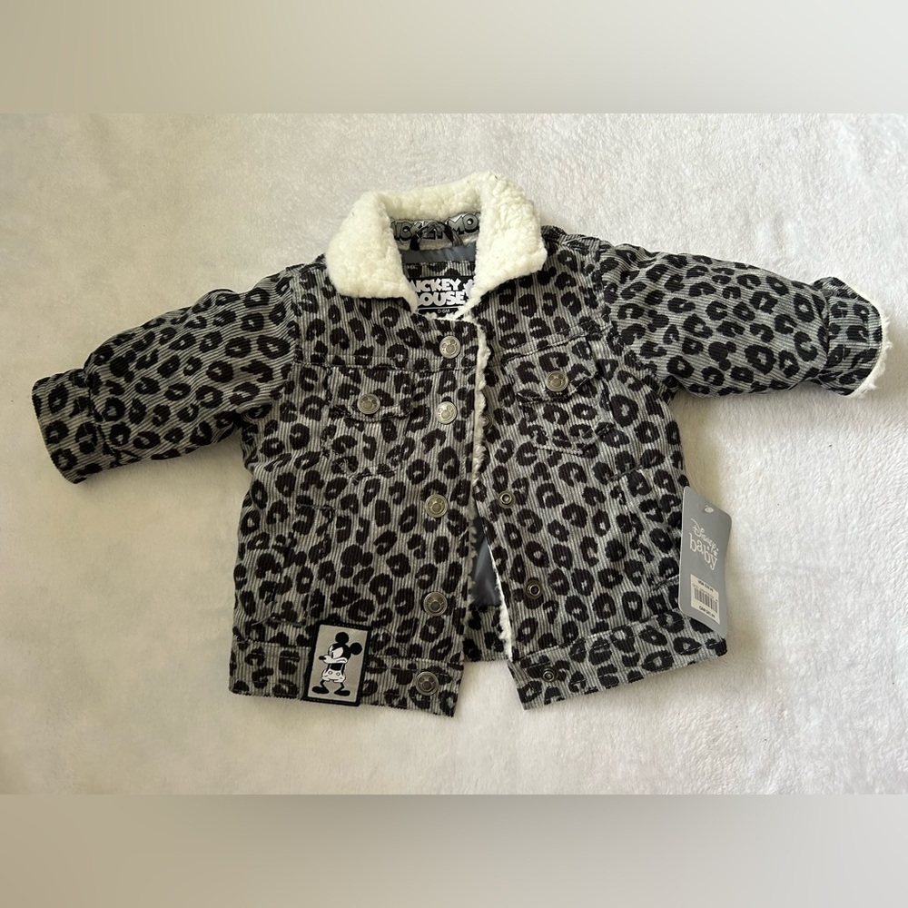 Minnie Mouse Leopard Print Jacket